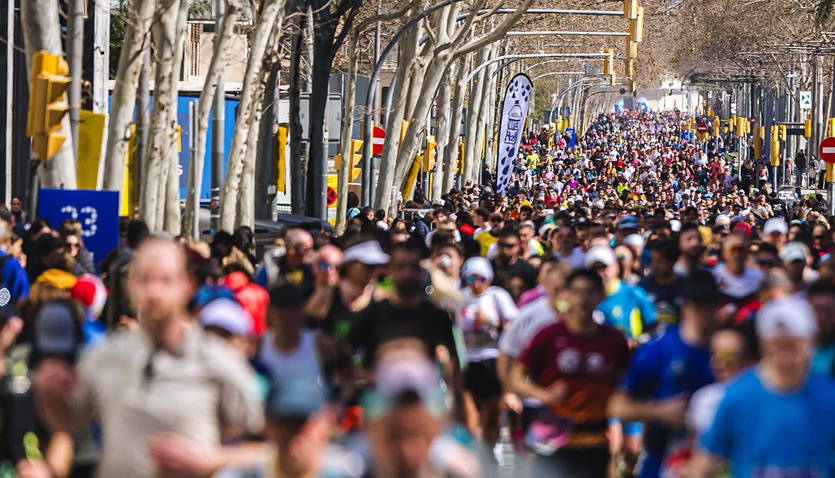 Marato Barcelona runners