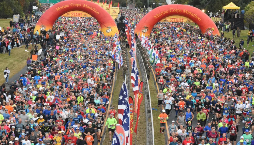 Marine Corps Marathon Runners