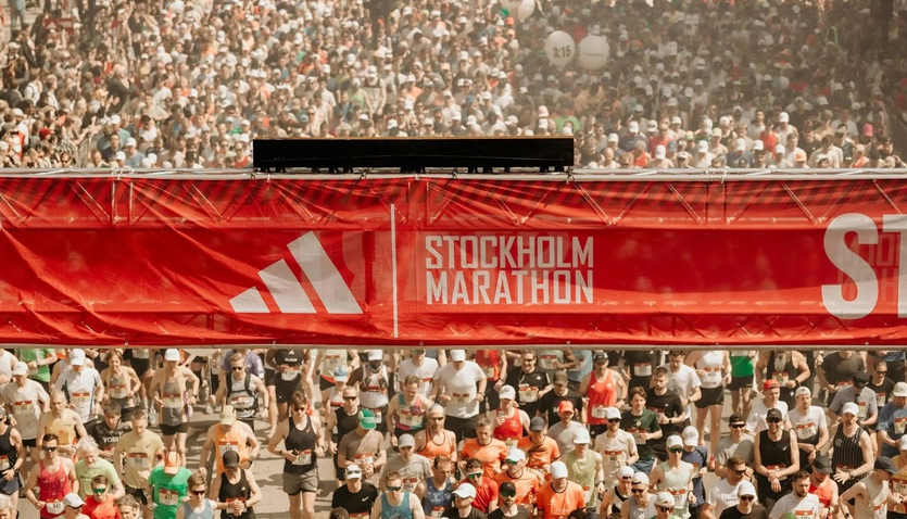 Stockholm Marathon runners